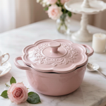 Tall 5-Quart Deep Round Enameled Cocotte